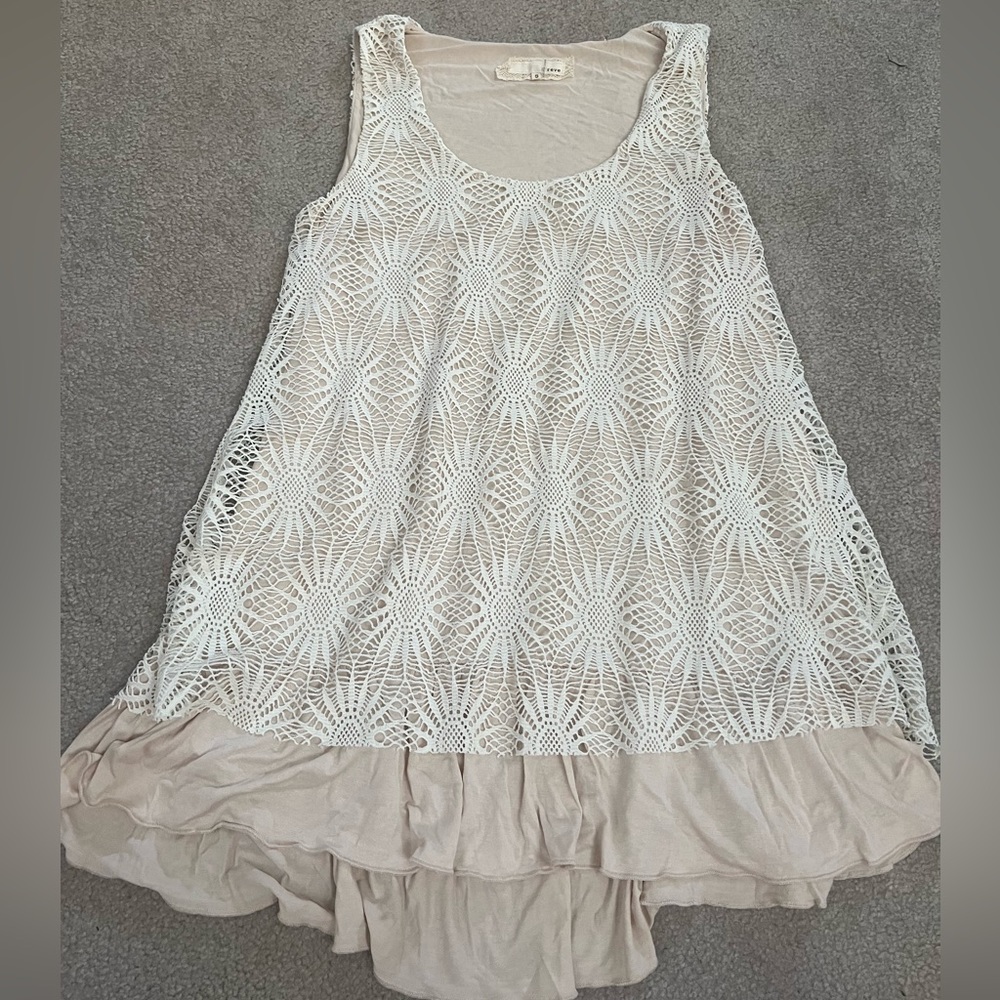 A’Reve Layered Cream Shirt